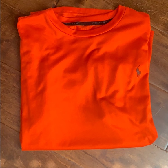 Polo Ralph Lauren Tee (Orange) dri-fit - Picture 1 of 5